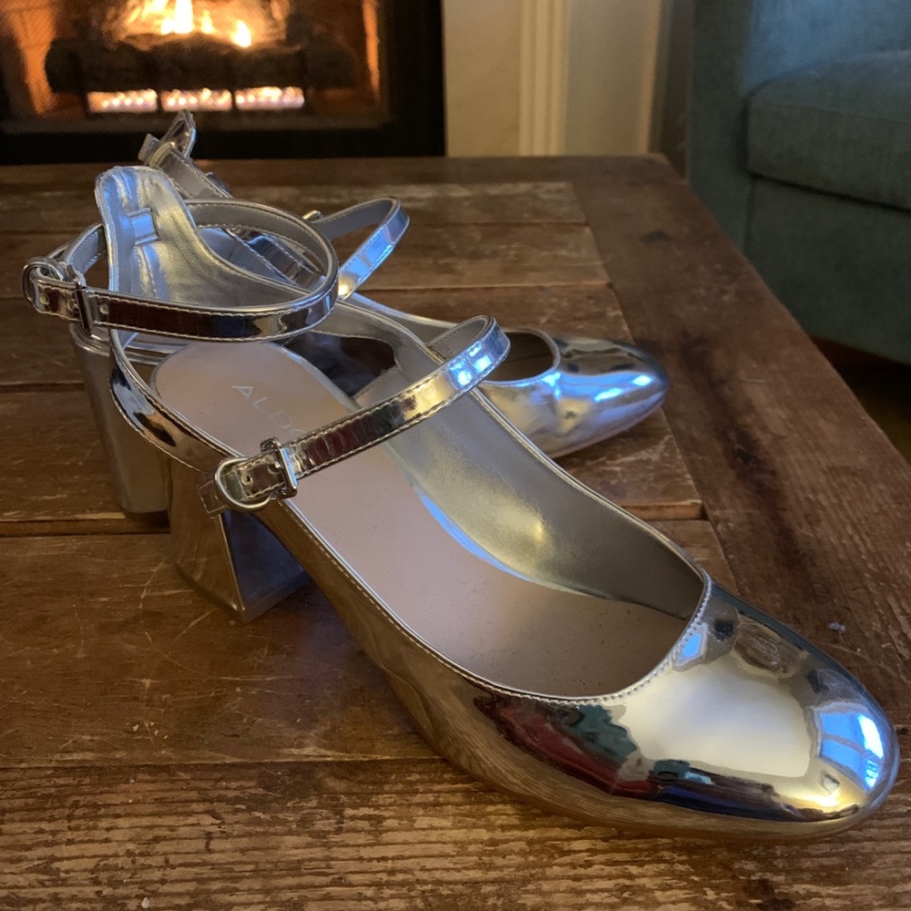ALDO | Silver Shoes